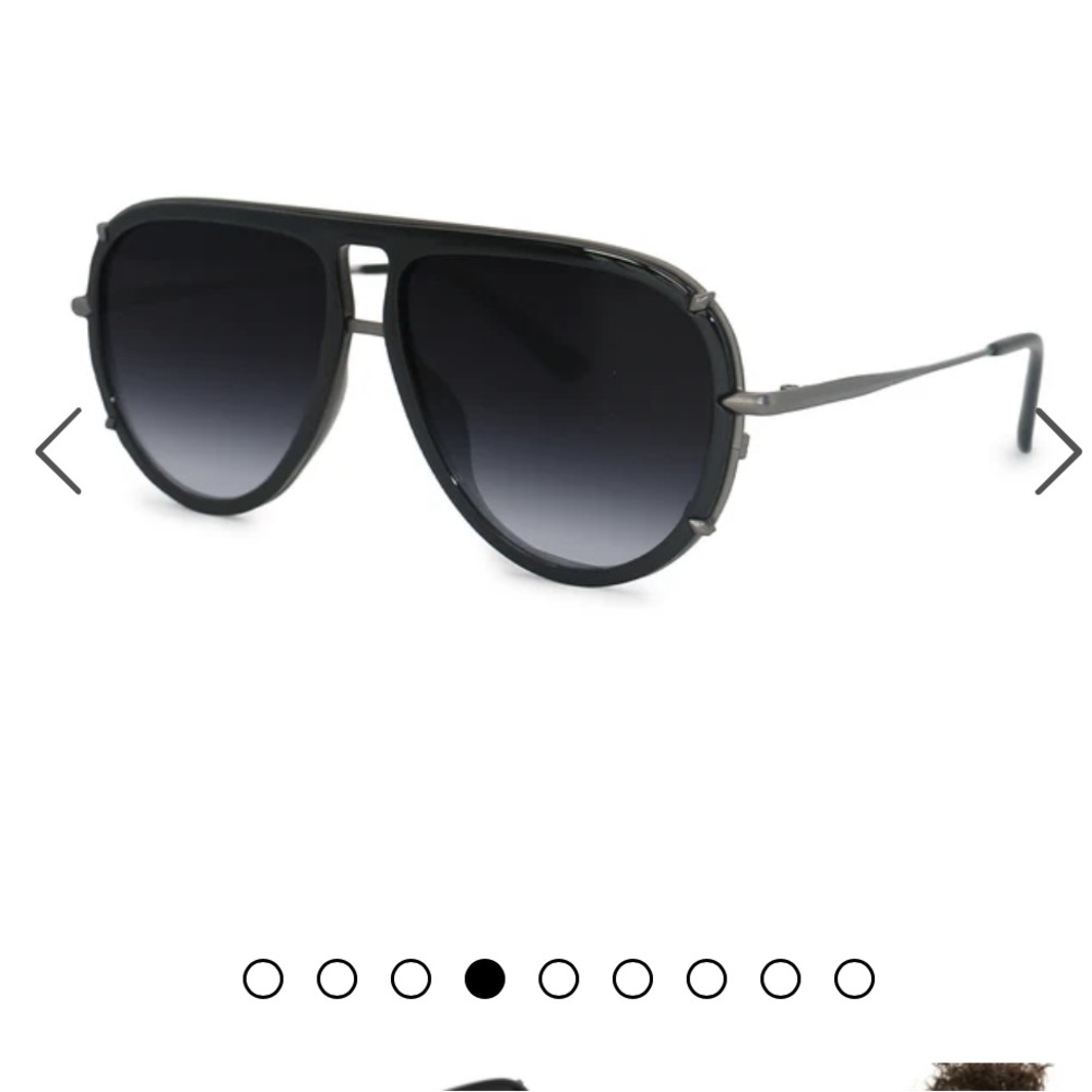 Unisex - BRAND NEW Ivy Luxe Black Sunglasses topfoxx